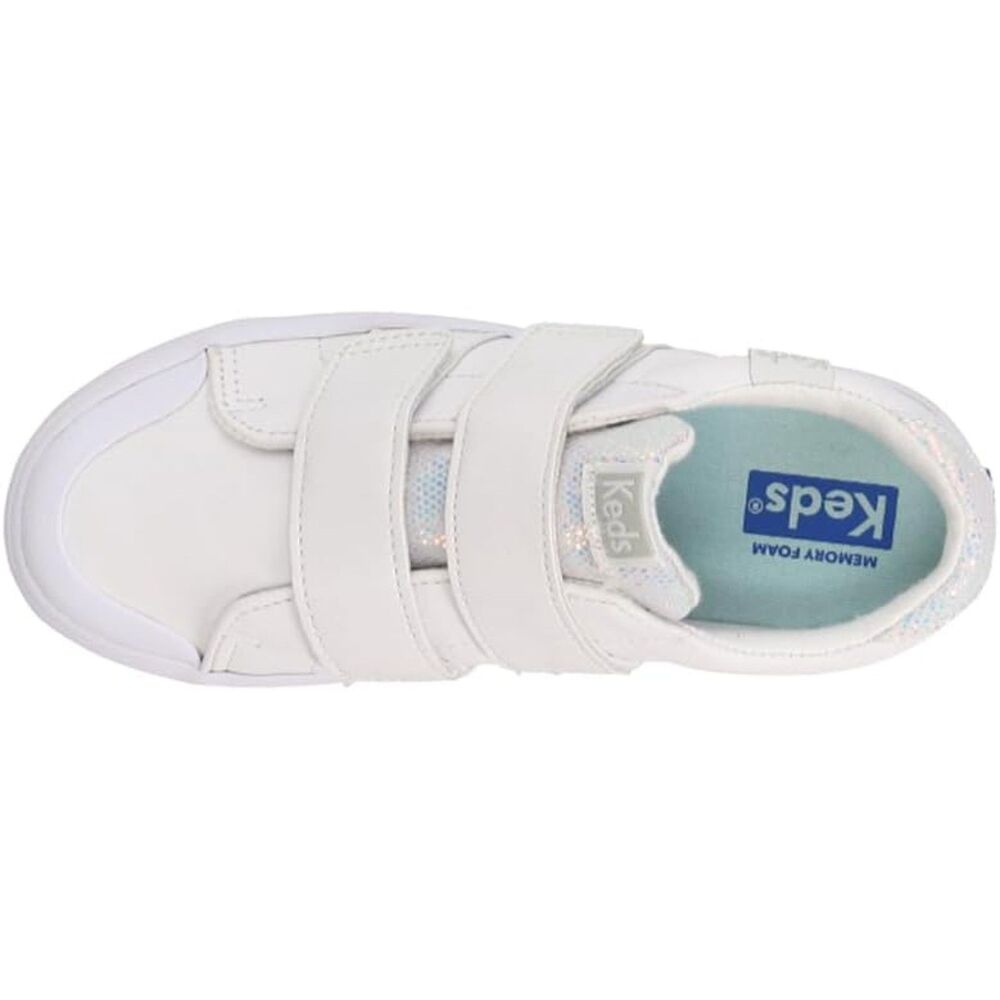 Keds Unisex-Child Courtney HL Leather Sneaker Little Kid 5.5, Double Hook & Loop - Picture 2 of 7